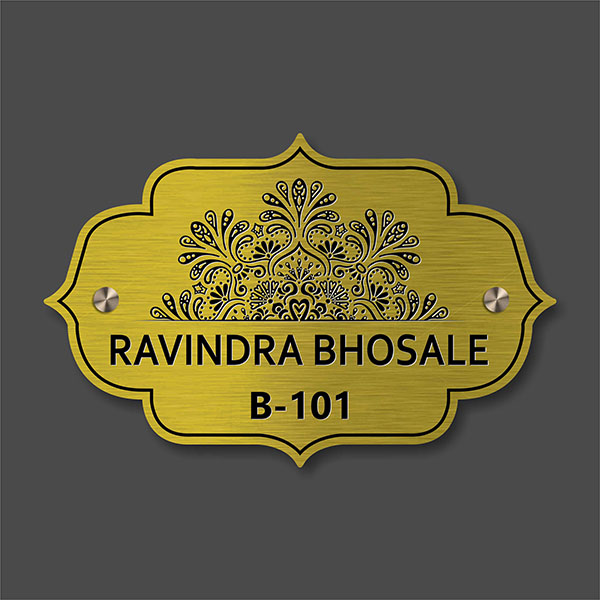 brass nameplate