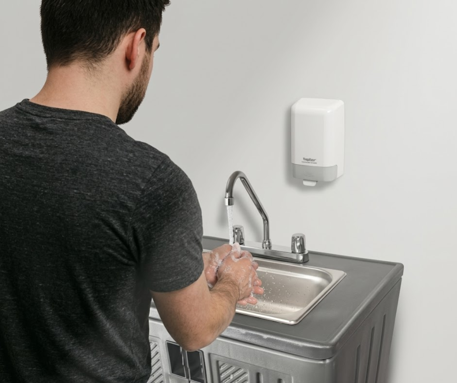 Installation de stations d’hygiène sans plomberie fixe