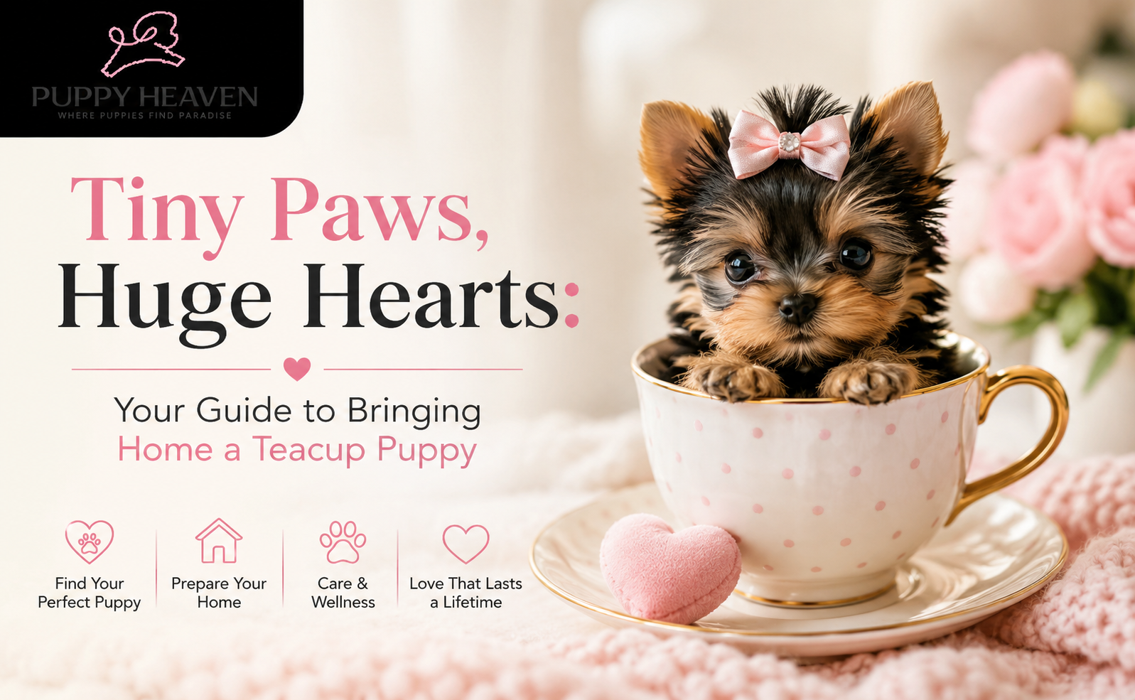 Tiny Paws, Huge Hearts: Your Guide to Bringing Home a Teacup Puppy